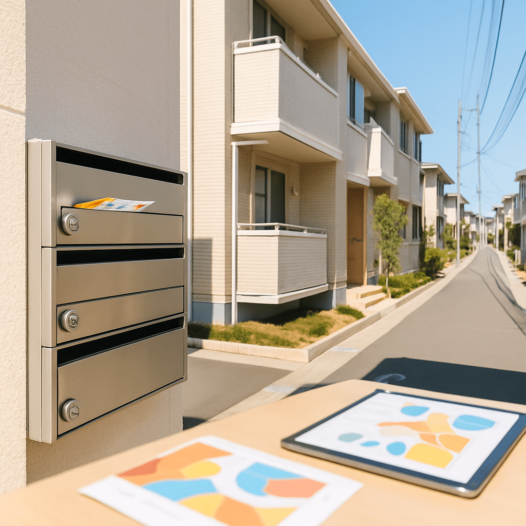 ポスティングでチラシが届いた市川・浦安・葛西のアパート街